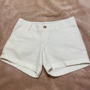 LILLY PULITZER Callahan White Shorts– NWOT Size 2